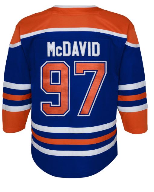 Kinder NHL McDavid 97 - Edmonton Oilers Jersey Home - Infant (2-4 Years)