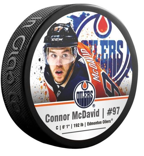 NHL Mc David 97  - Edmonton Oilers Souvenir Picture Puck
