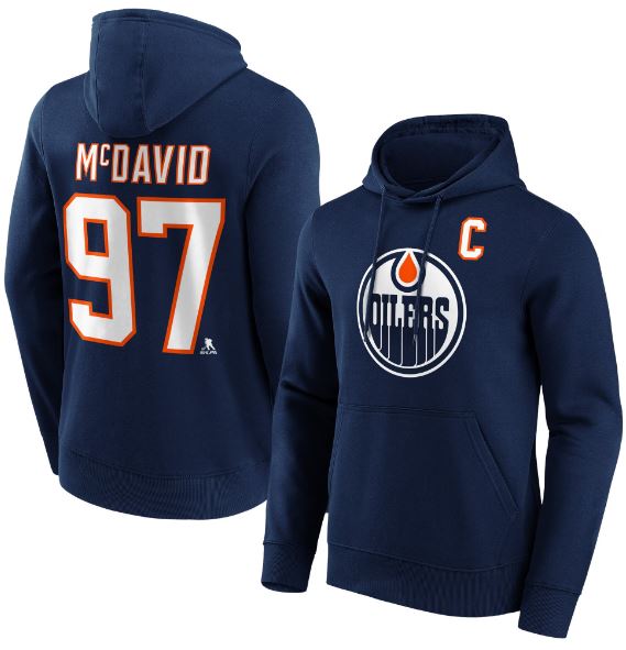 NHL McDavid 97 - Edmonton Oilers Hoodie -Navy