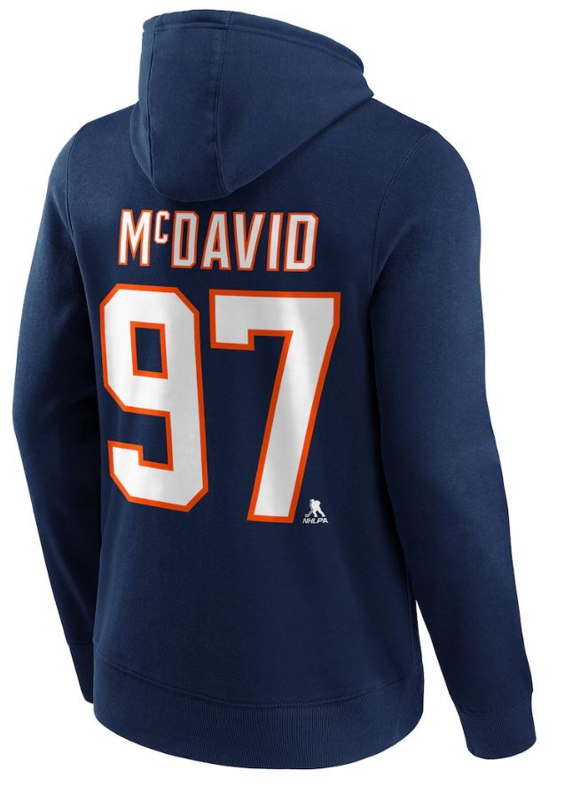 NHL McDavid 97 - Edmonton Oilers Hoodie -Navy