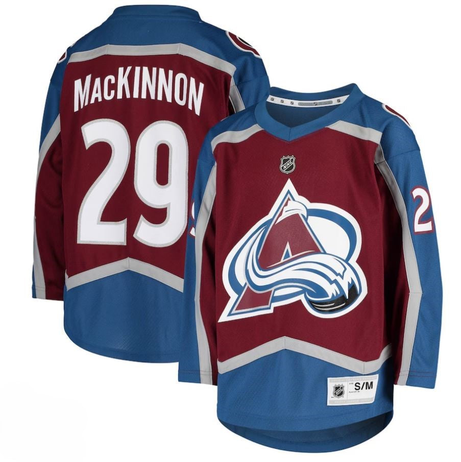 Kinder NHL MacKinnon 29 - Colorado Avalanche Replica Premier Jersey Home