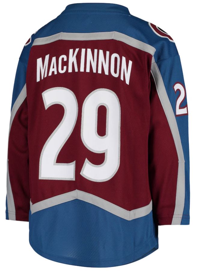 Kinder NHL MacKinnon 29 - Colorado Avalanche Replica Premier Jersey Home