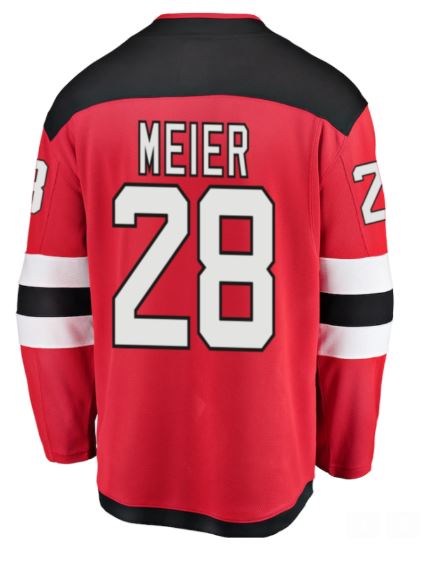 Kinder NHL Meier 28 - New Jersey Devils Premier Jersey Home