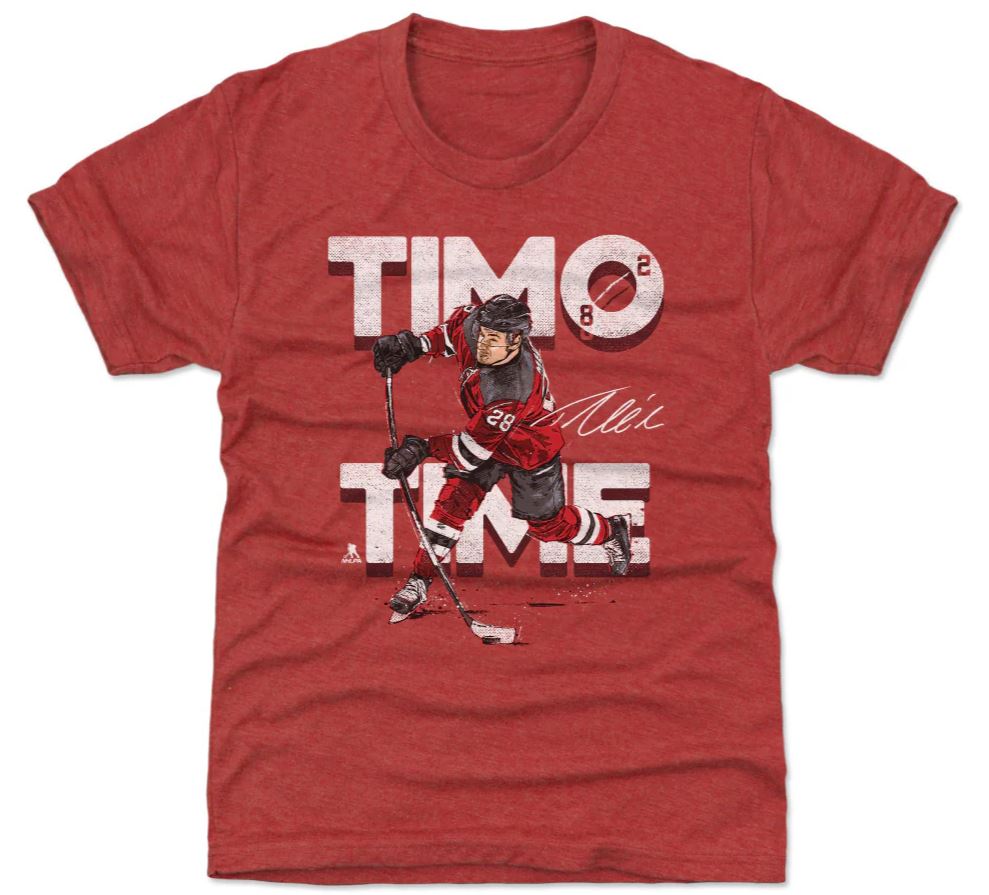 Kinder NHL Timo Meier 28 - New Jersey Devils - T-Shirt Timo Time