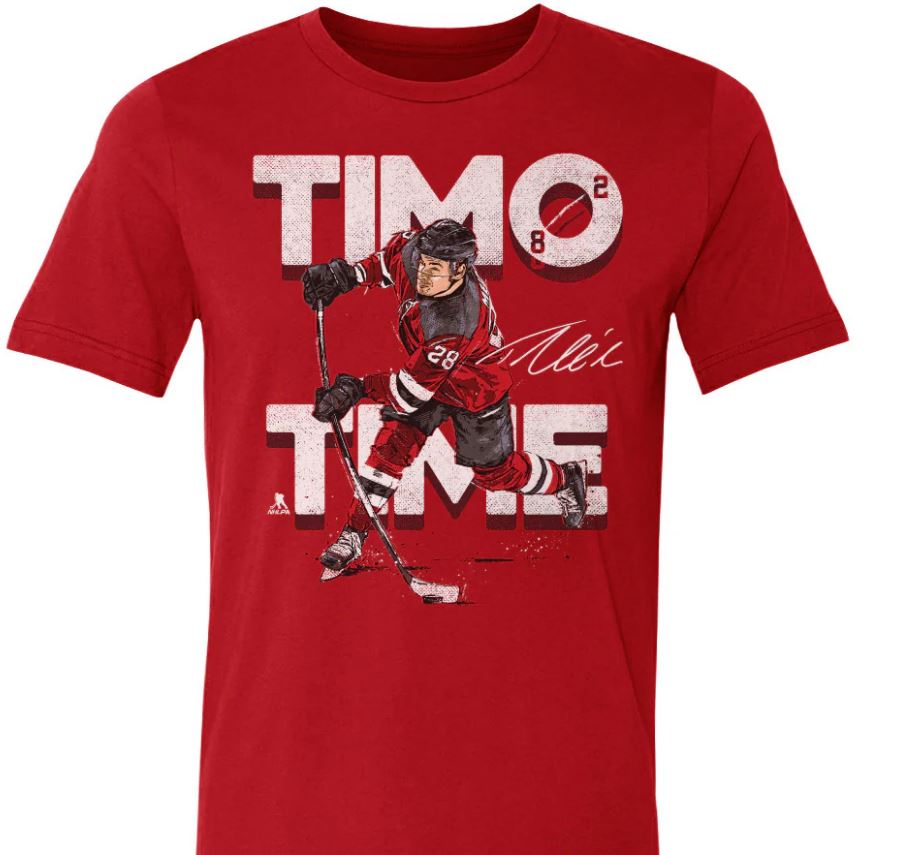 Kinder NHL Timo Meier 28 - New Jersey Devils - T-Shirt Timo Time