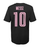 Kinder MLS Messi 10 - Inter Miami CF T-Shirt - BLK