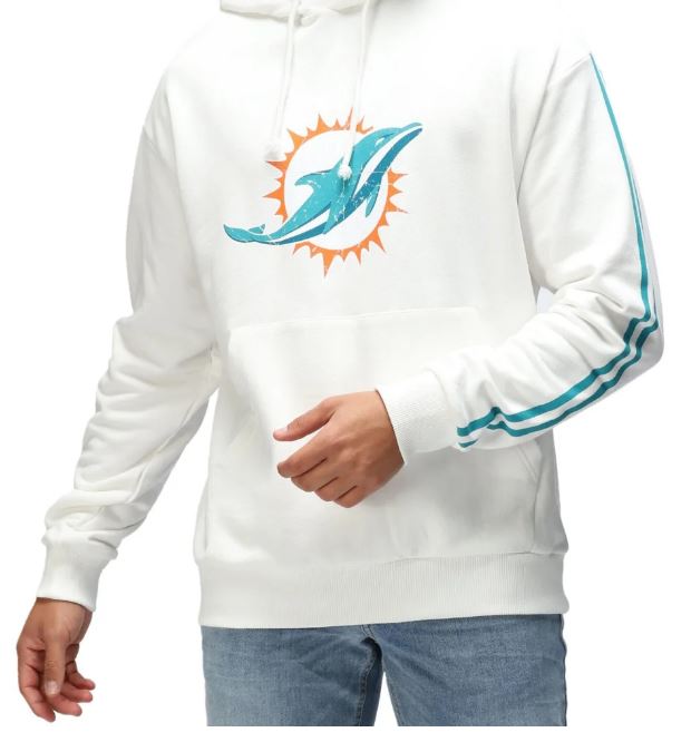 NFL Miami Dolphins Fleece Hoodie - White