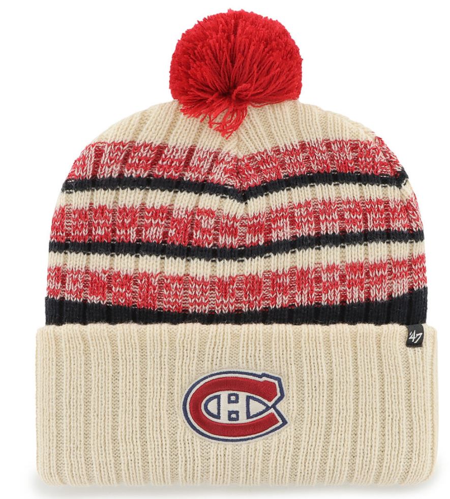 NHL Montreal Canadiens Taverne &#39;47 CUFF KNIT PomPom