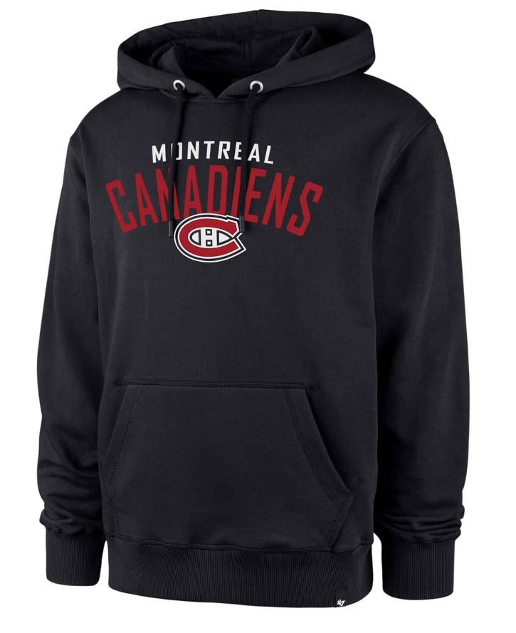 NHL Montreal Canadiens Hoodie Helix Headline &#39;47 Navy
