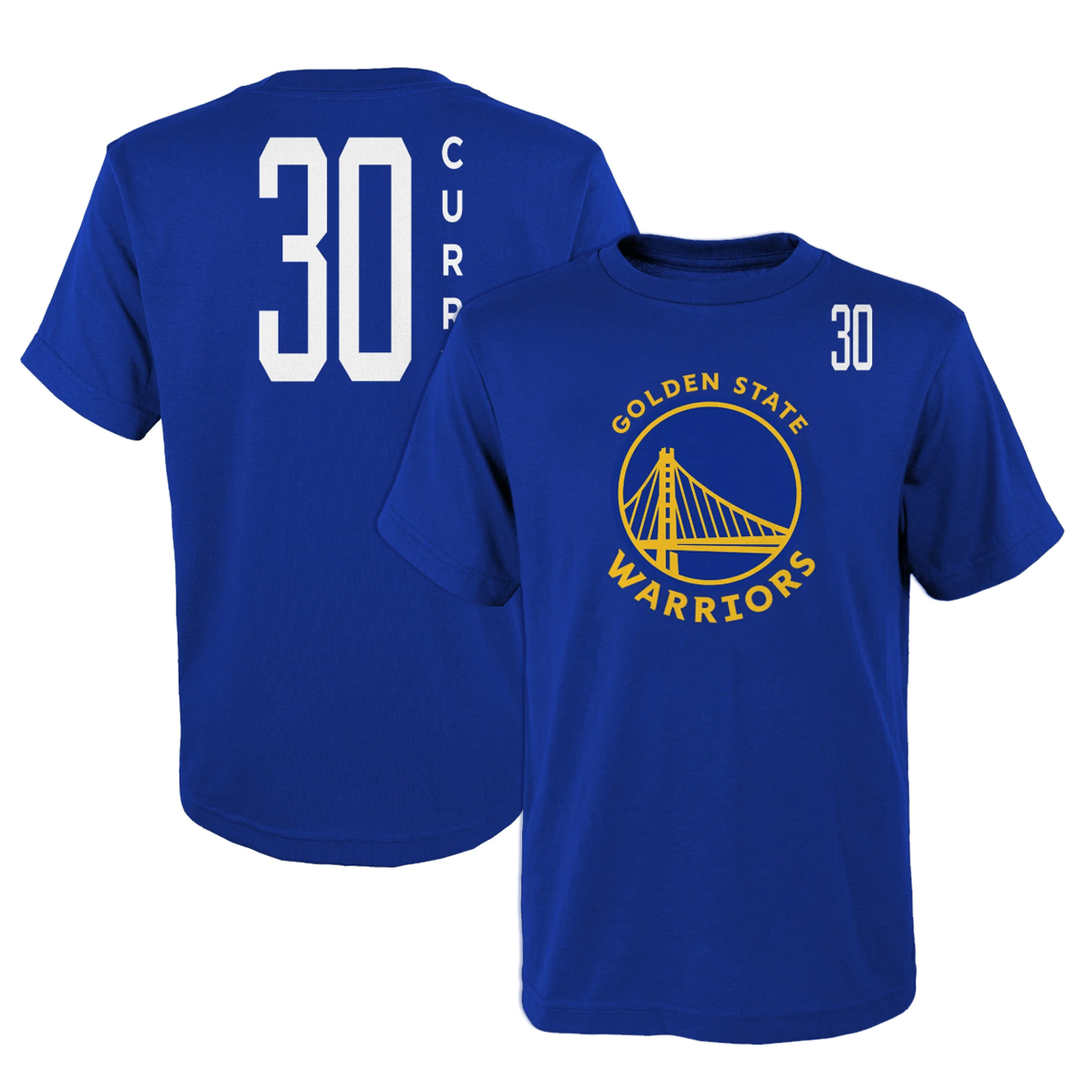 NBA Stephen Curry 30 - Golden Staten Warriors T-Shirt - Blue