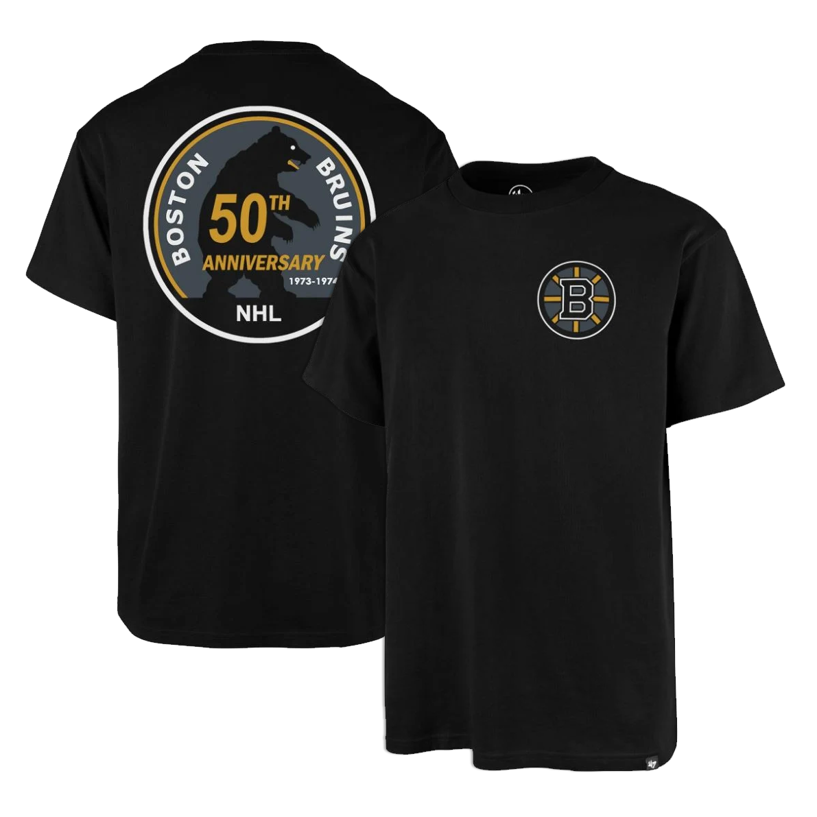 T-shirt vintage des Bruins de Boston '47 de la LNH