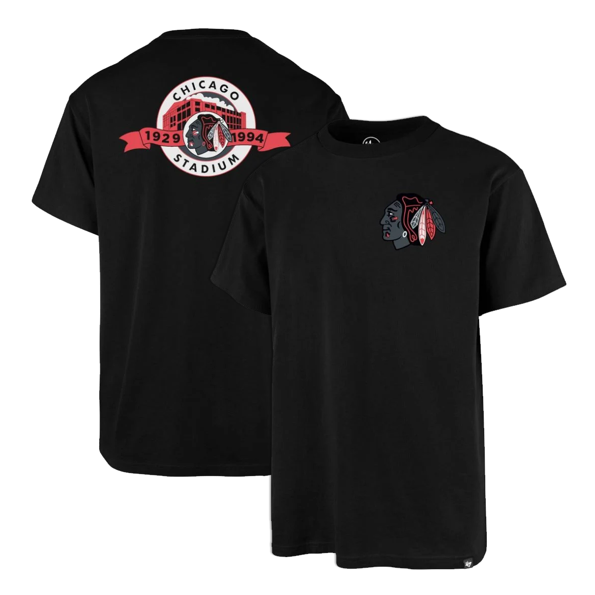 NHL Chicago Blackhawks Backer Color Pop '47 T-Shirt - Stadium