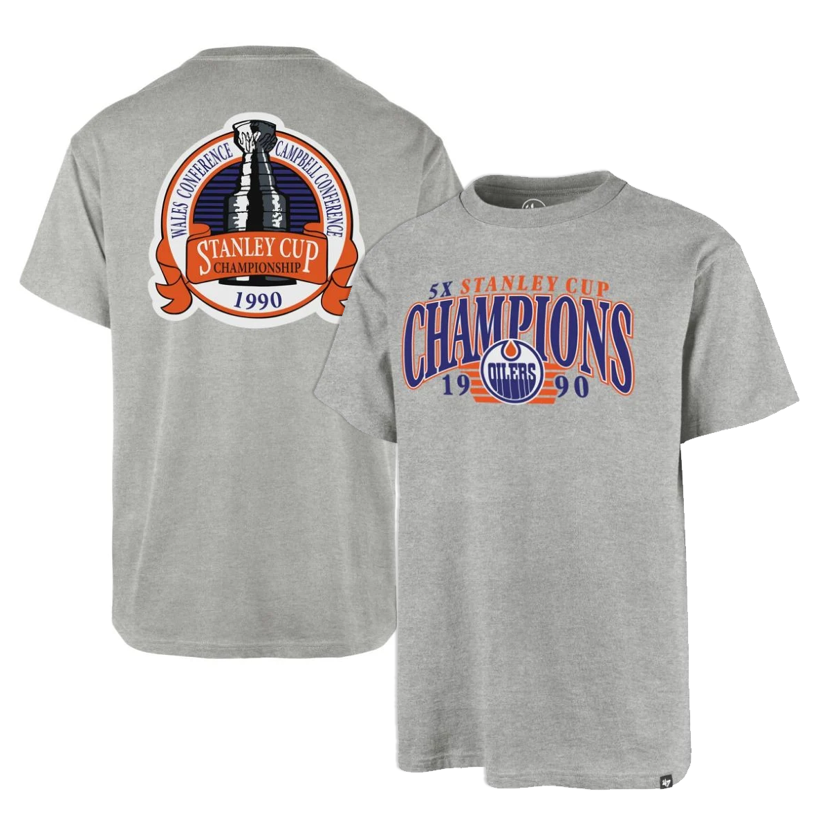 NHL Edmonton Oilers Cinderblock Backer '47 T-Shirt  - Stanley Cup