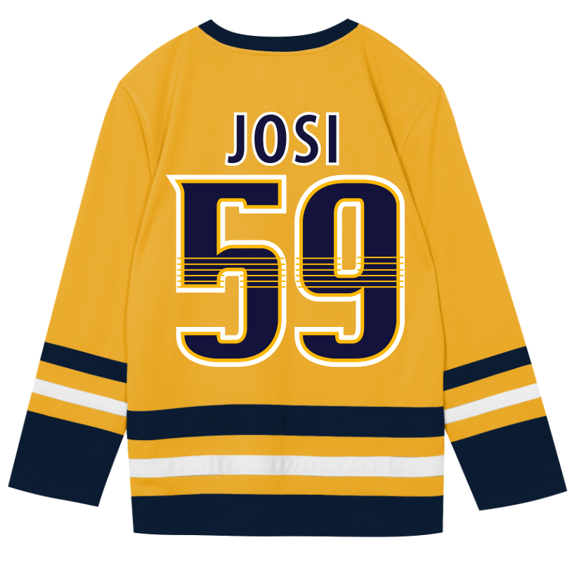 Kinder NHL Josi 59 - Nashville Predators Wordmark Fan Jersey Shirt Basic