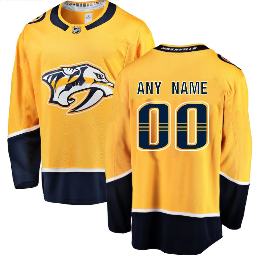 NHL Nashville Predators - Breakaway Home Premier Jersey "Any Name 00"