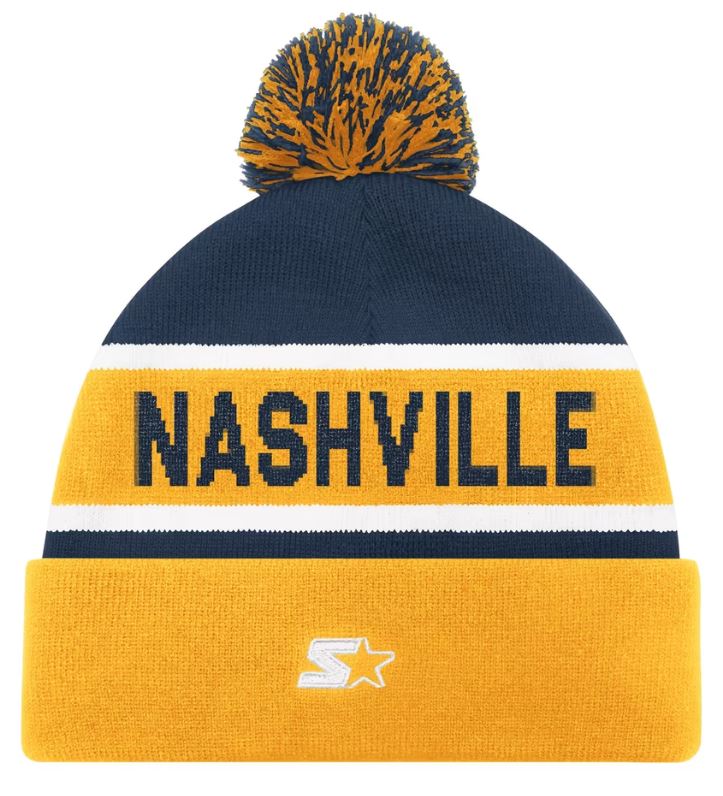 Bonnet emblématique à pompon dégradé des Predators de Nashville de la LNH