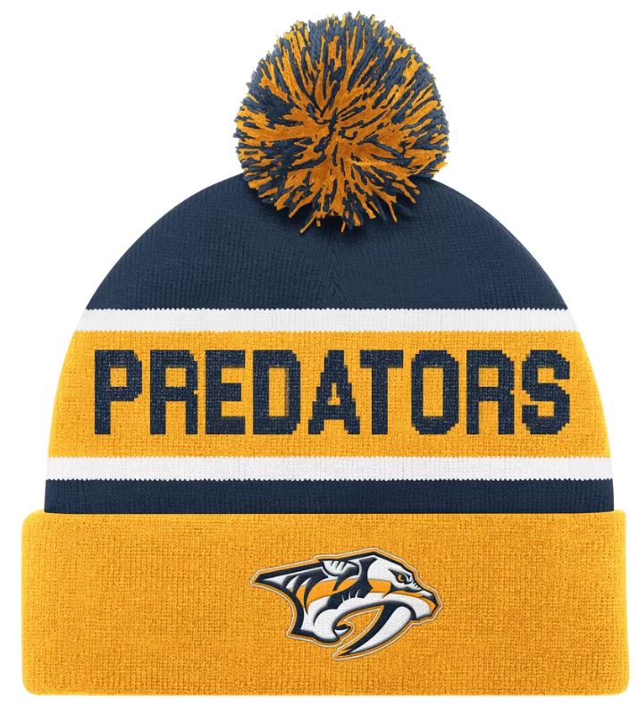 Bonnet emblématique à pompon dégradé des Predators de Nashville de la LNH