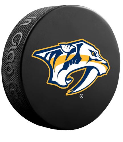 NHL Nashville Predators Logo Puck