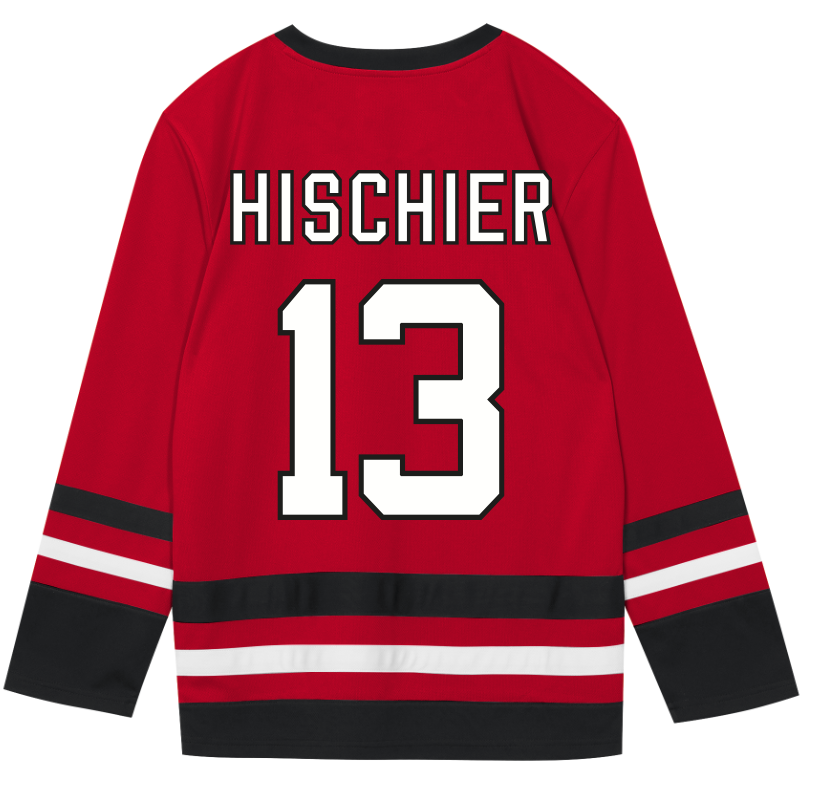 Kinder NHL Hischier 13 - New Jersey Devils Wordmark Fan Jersey Shirt Basic