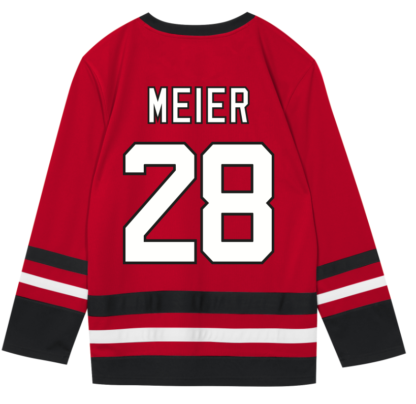 Kinder NHL Meier 28 - New Jersey Devils Wordmark Fan Jersey Shirt Basic