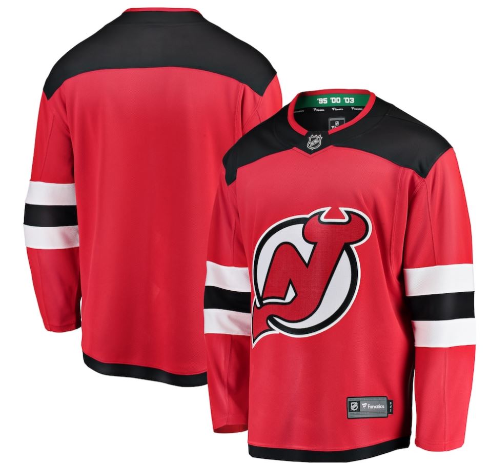 NHL New Jersey Devils - Breakaway Home Premier Jersey - Neutral Red