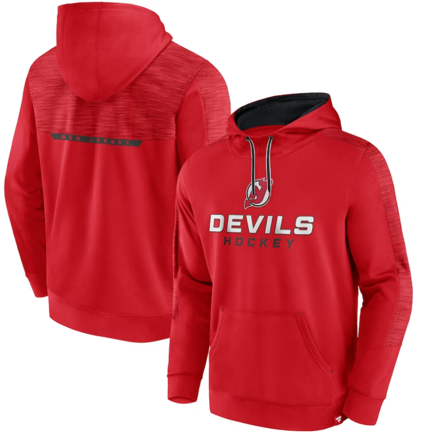 NHL New Jersey Devils Iconic Fleece Hoodie (Size XL/2XL/ 3XL only)