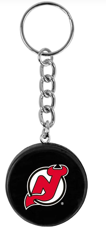 NHL New Jersey Devils Keychain Mini-Puck