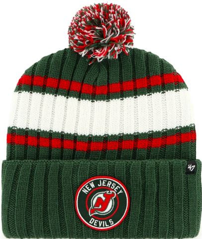 NHL New Jersey Devils Plateau '47 CUFF KNIT PomPom