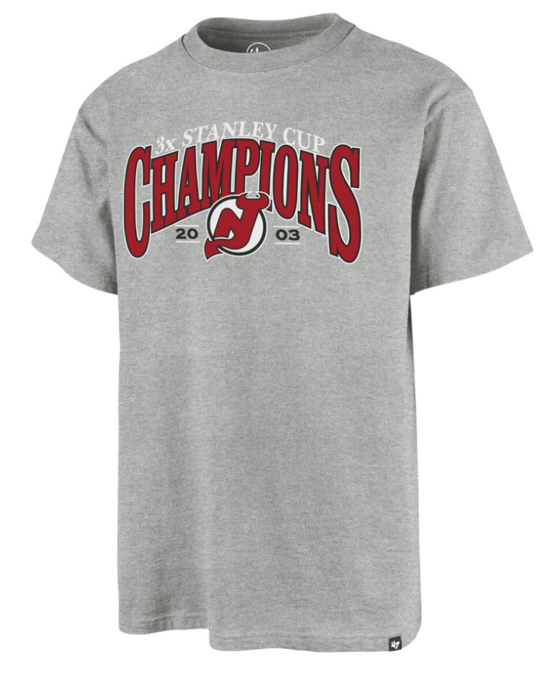 NHL New Jersey Devils &#39;47 Cinderblock Backer Stanley Cup T-Shirt