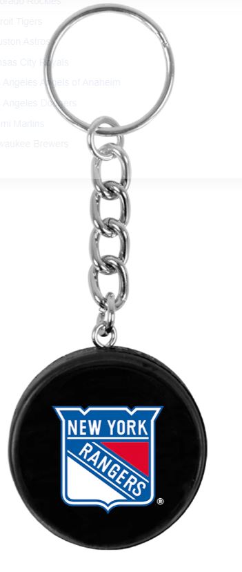 NHL New York Rangers Keychain Mini-Puck