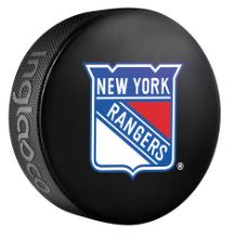 NHL New York Rangers Logo Puck