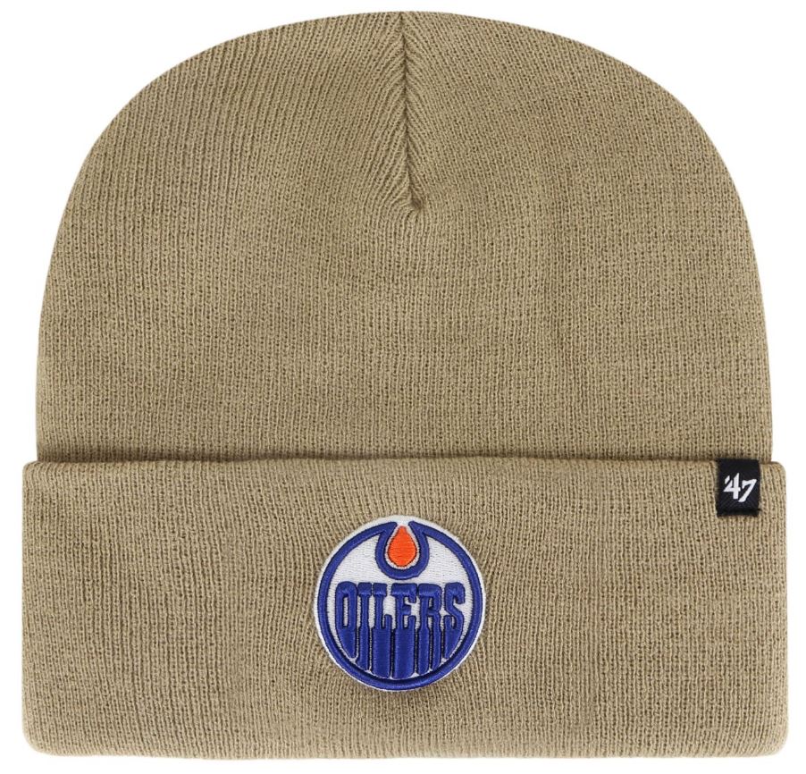 NHL Edmonton Oilers Haymaker &#39;47 CUFF KNIT - Khaki