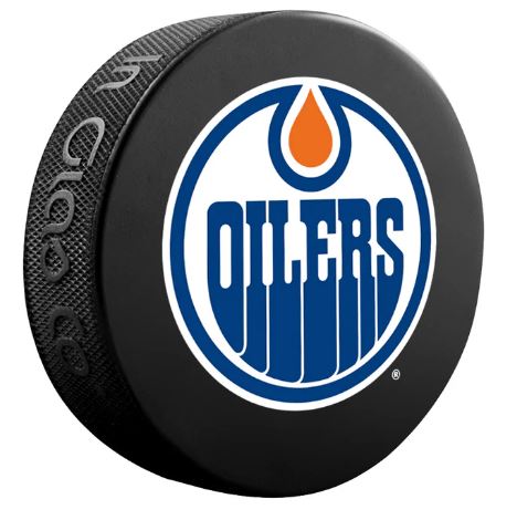 NHL Edmonton Oilers Logo Puck