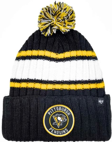 NHL Pittsburgh Penguins Plateau &#39;47 CUFF KNIT PomPom
