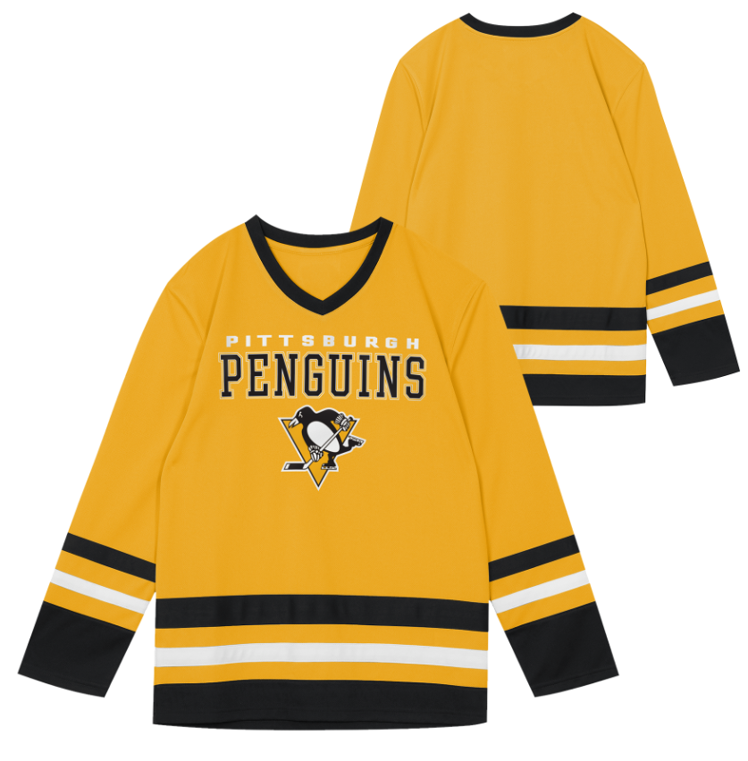 Kinder NHL Pittsburgh Penguins Fan Jersey Shirt Basic