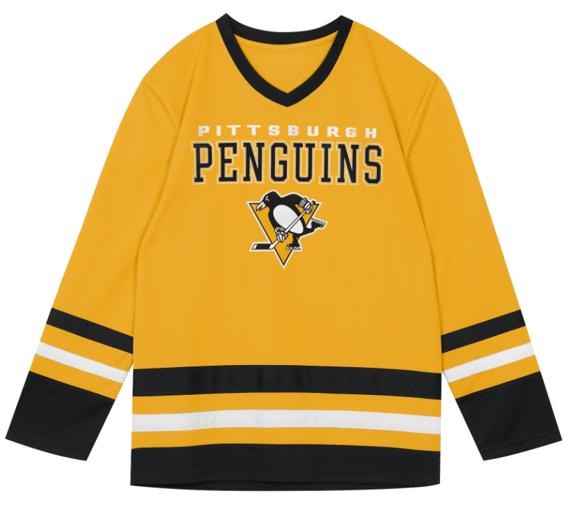 Kinder NHL Crosby 87 - Pittsburgh Penguins Wordmark Fan Jersey Shirt Basic