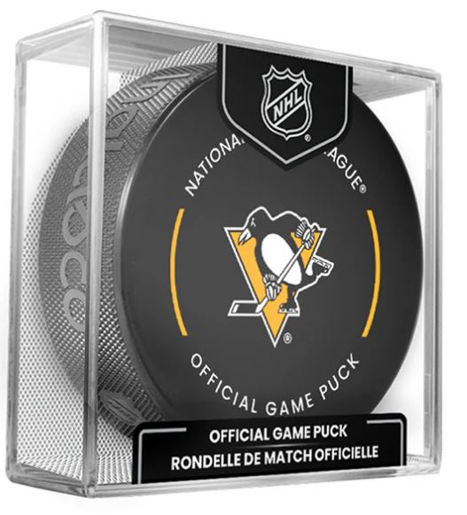 NHL Pittsburgh Penguins Official Game Puck 2025-26