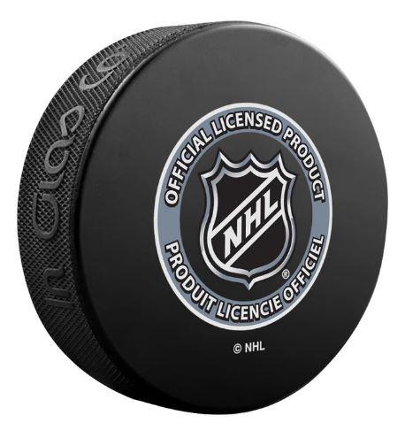 NHL Vegas Golden Knights Script Logo Puck