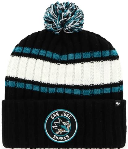 NHL San Jose Sharks Plateau &#39;47 CUFF KNIT PomPom