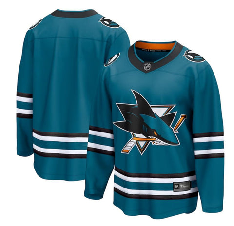 NHL San Jose Sharks - Breakaway Home Premier Jersey - Neutral Teal (L only)