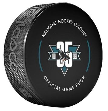 Rondelle avec logo des Oilers d'Edmonton de la LNH
