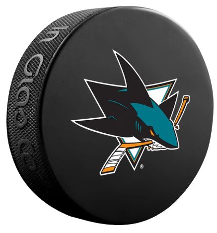NHL San Jose Sharks Logo Puck