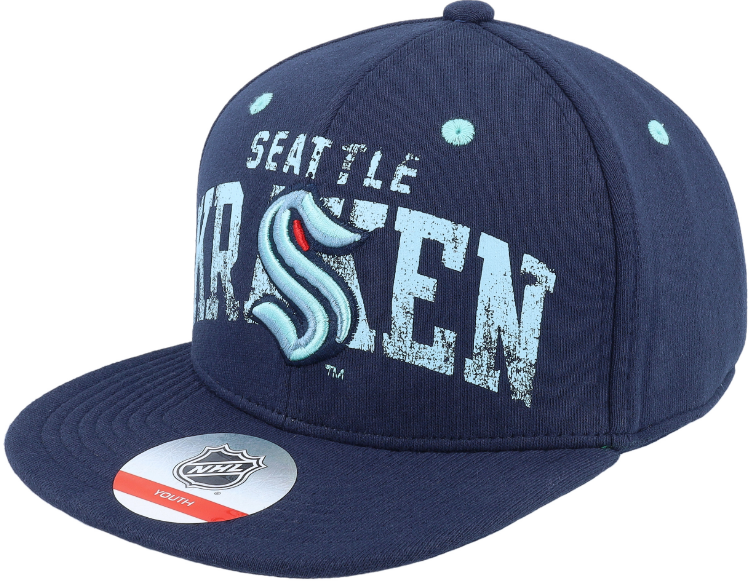 Kinder NHL Seattle Kraken LifeStyle Flatbrim Snapback