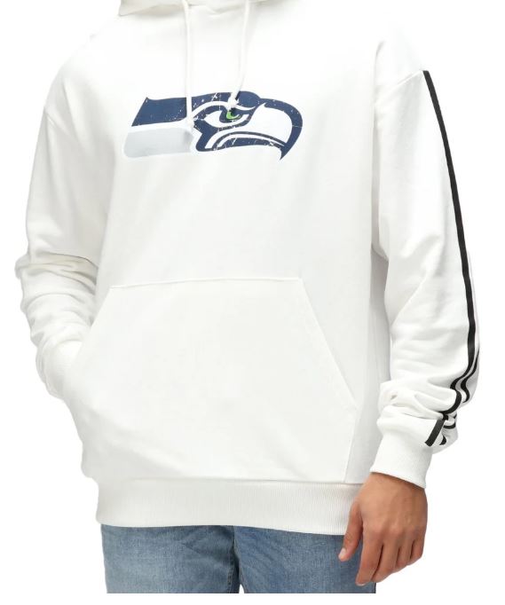 Unisex  NFL Seattle Seahawks Fleece Hoodie - White