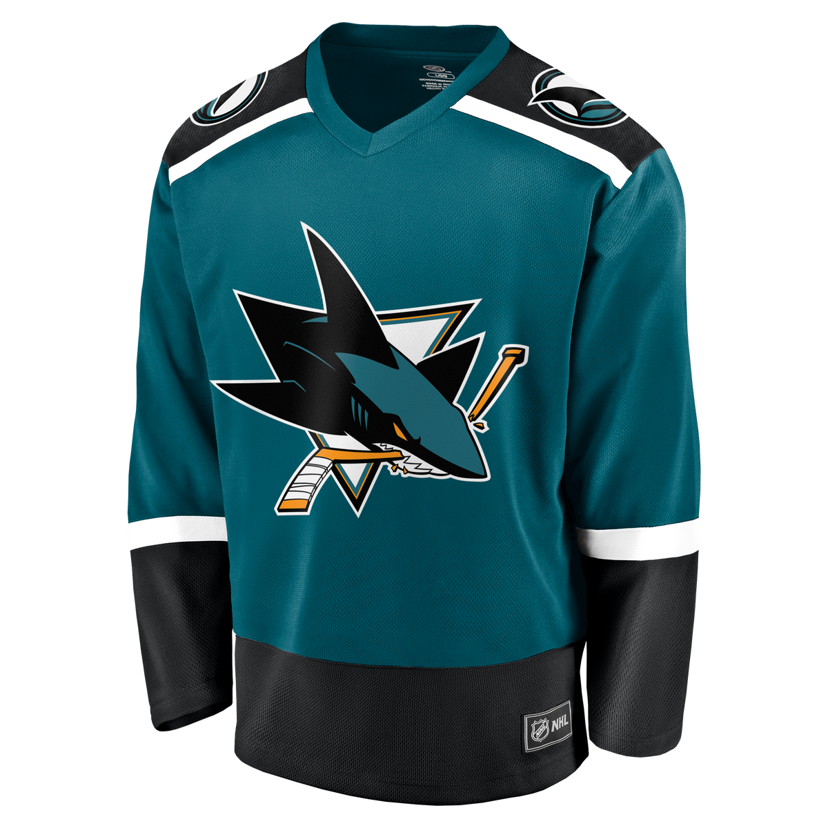 NHL San Jose Sharks Fan Jersey Basic Home - Neutral