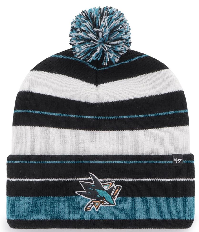 NHL San Jose Sharks Power Line &#39;47 CUFF KNIT PomPom