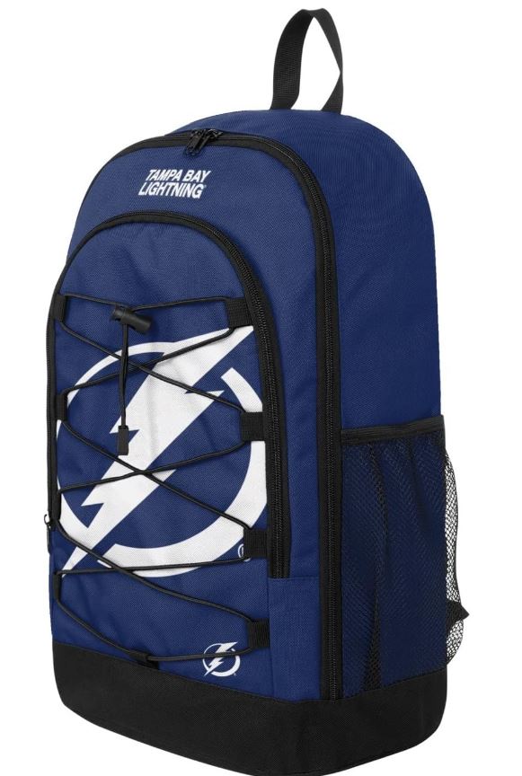 NHL Tampa Bay Lightning Bungee Backpack Blue