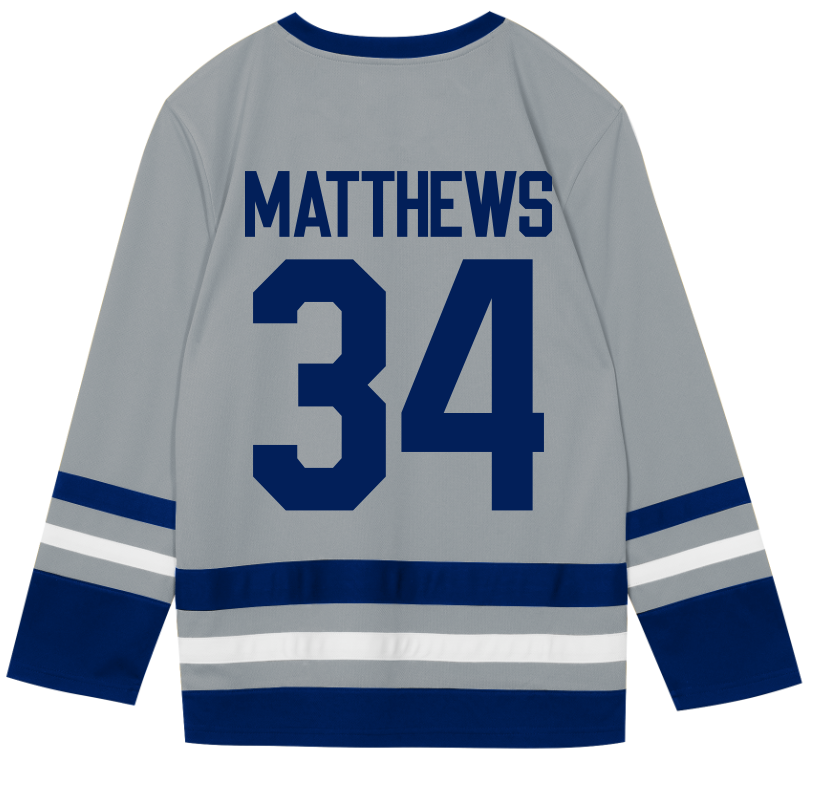 Kinder NHL Matthews 34 - Toronto Maple Leafs Wordmark Fan Jersey Shirt Basic
