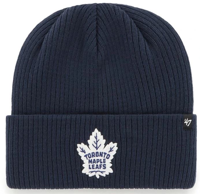 NHL Toronto Maple Leafs Chain Stitch Ribbed &#39;47 CUFF KNIT - Navy