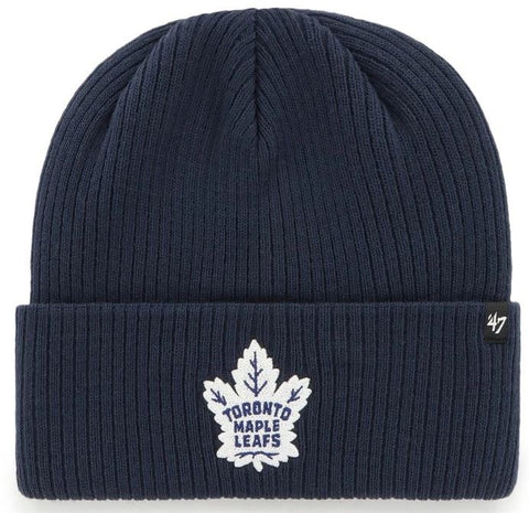 NHL Toronto Maple Leafs Chain Stitch Ribbed '47 CUFF KNIT - Navy